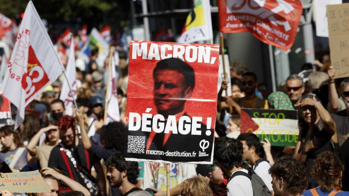 Immagine di Lo sciopero francese è contro “la notte senza fine del macronismo”