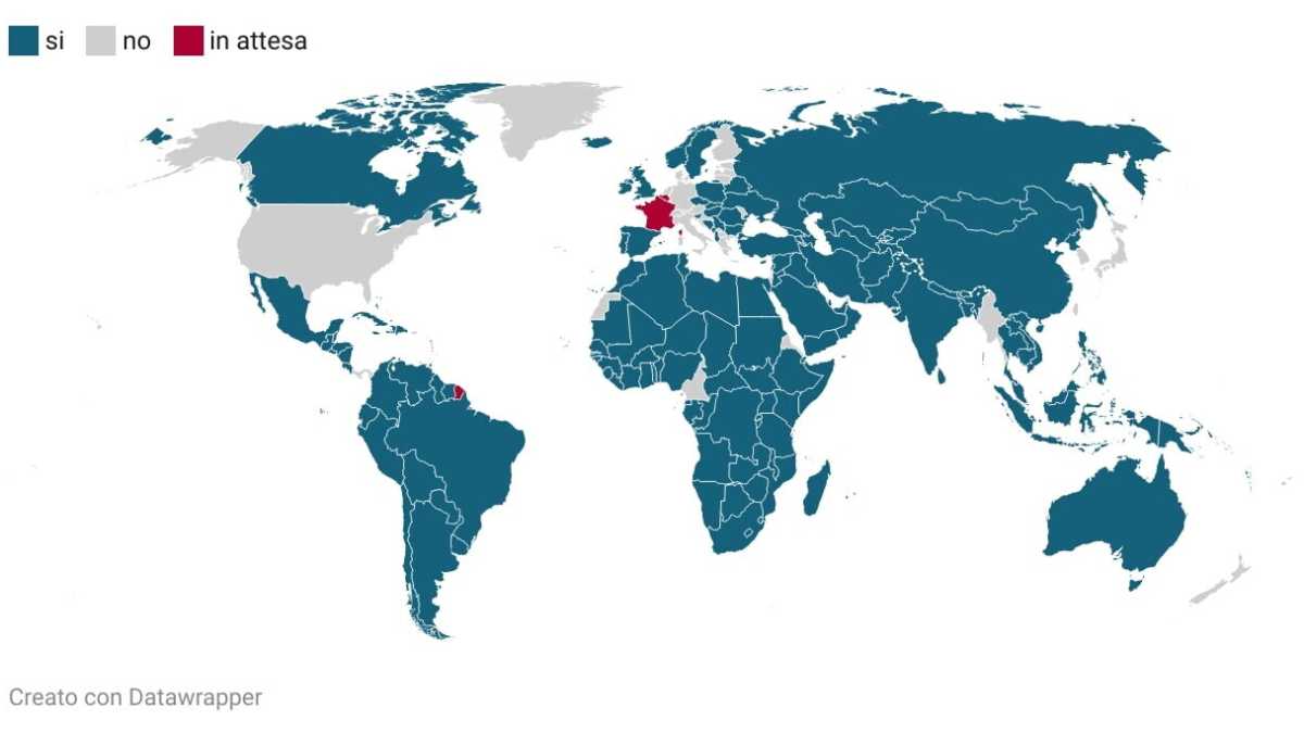 Immagine di Quali sono i paesi che riconoscono lo stato palestinese