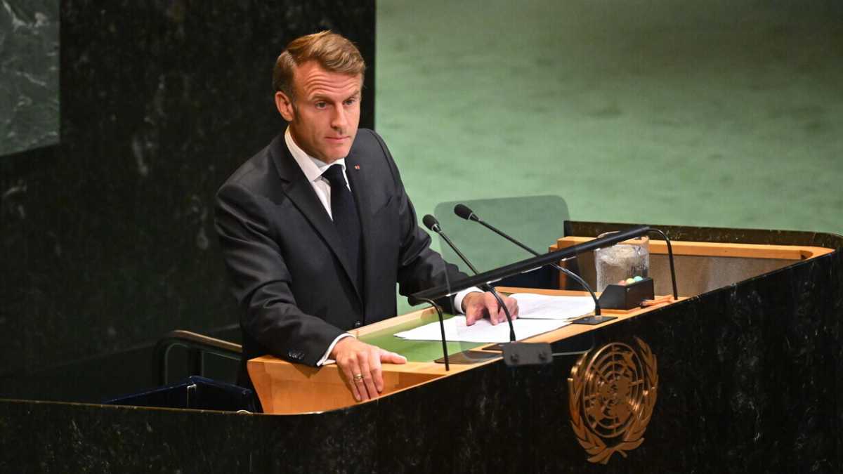 Immagine di Macron all'Onu riconosce la Palestina (nonostante le pressioni Usa)