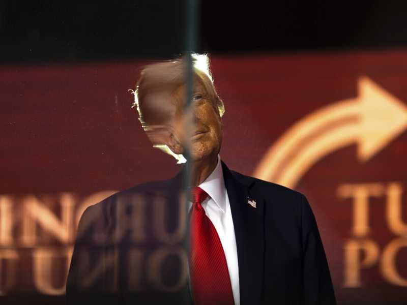 Donald Trump (foto Ap, via LaPresse)
