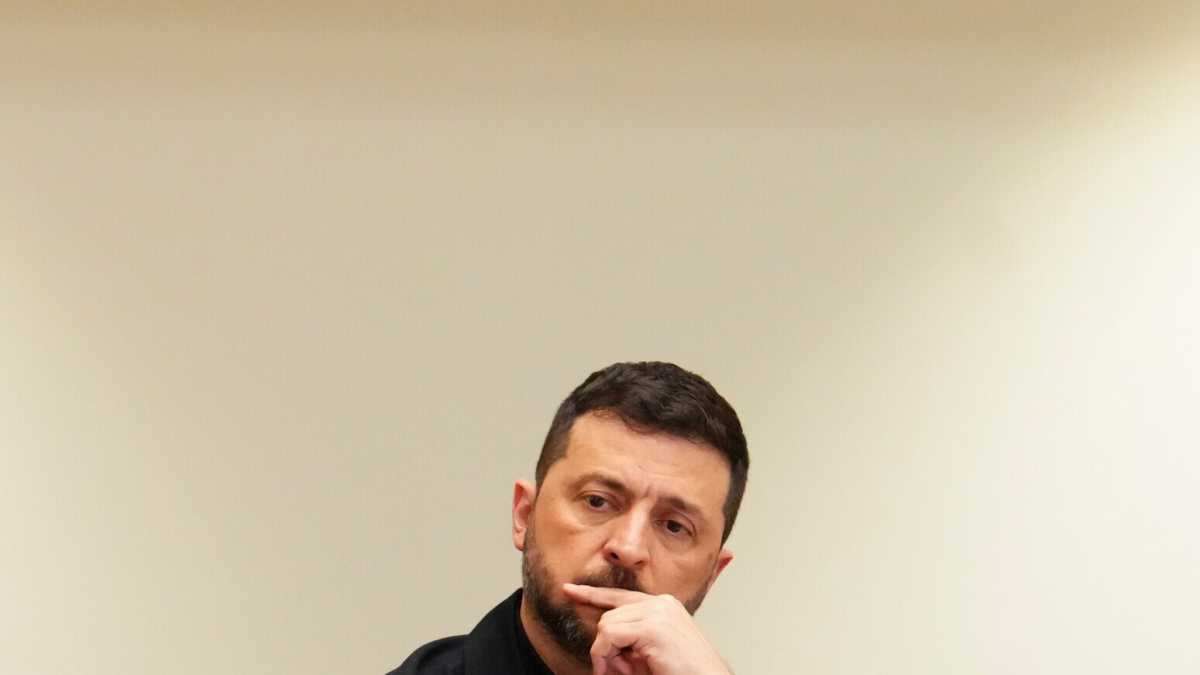 Immagine di Zelensky e Sharaa uniti (con riserva)