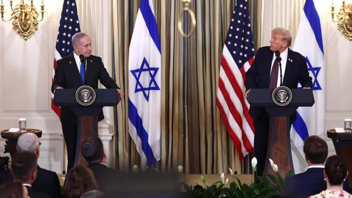 Immagine di Trump e Bibi annunciano il piano per il futuro di Gaza senza Hamas