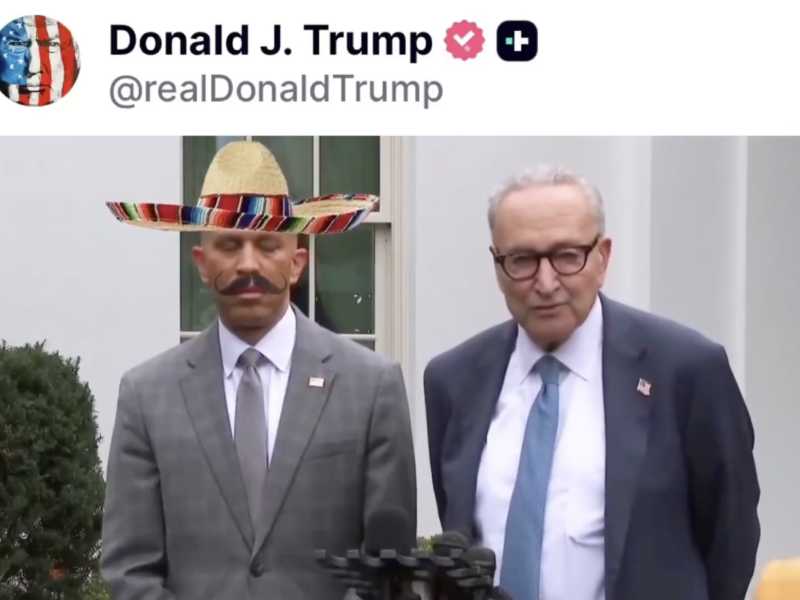 La soluzione di Trump allo shutdown è un video consegnato all'AI