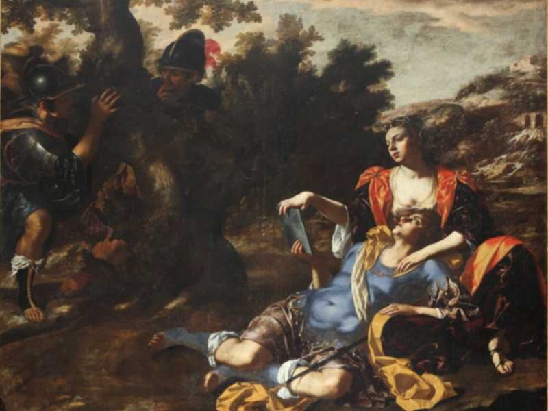 P. Finoglio, Rinaldo e Armida nel giardino incantato, Ciclo della Gerusalemme liberata 1640-43