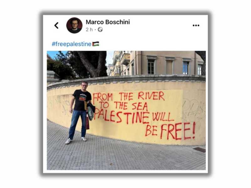 Un membro della direzione Pd inneggia alla cancellazione di Israele. Schlein lo condannerà?
