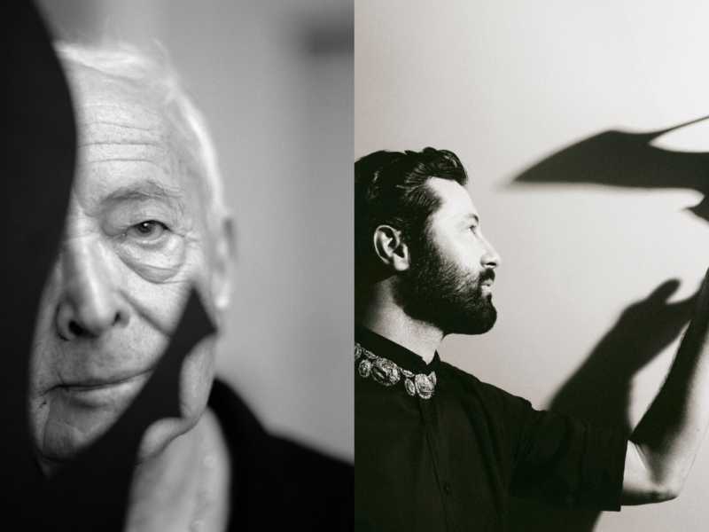Roger Vivier (1907-1998) e Gherardo Felloni (1980), fondatore e direttore creativo della maison francese che ha calzato quattro generazioni di star e reali (courtesy Roger Vivier)