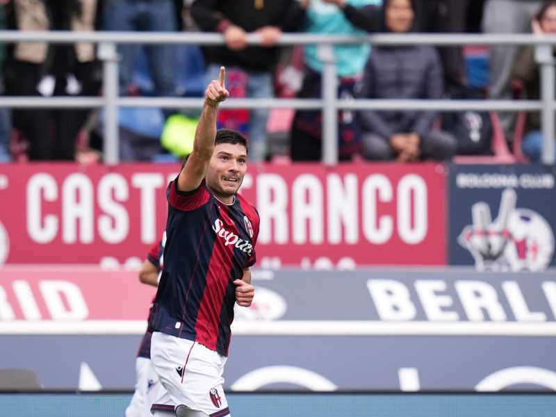 L'esterno del Bologna Nicol&ograve; Cambiaghi (foto LaPresse)