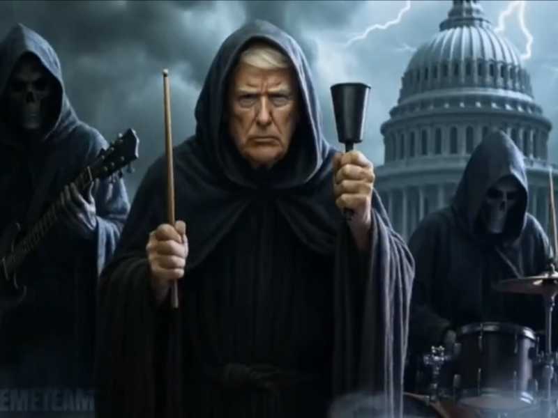 Tutti i video e i meme di Trump in cui insulta i dem per lo shutdown