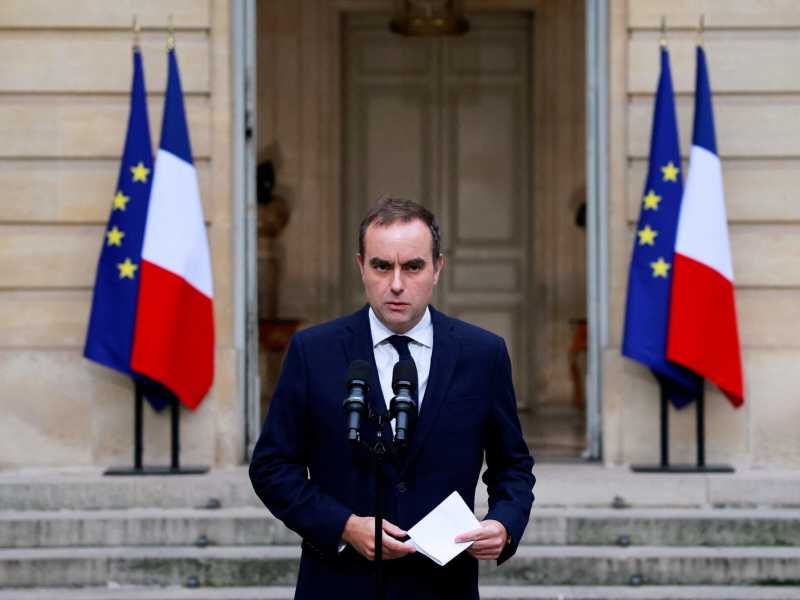 S&eacute;bastien Lecornu (foto Ap, via LaPresse)&nbsp;<br />