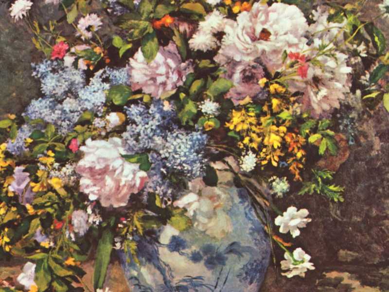 Renoir, "Grande vaso di fiori", 1866