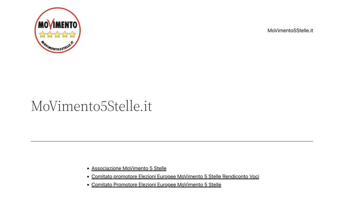 Immagine di Beppe Grillo riesuma il vecchio dominio: ora il M5s ha due siti