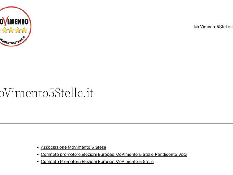 Beppe Grillo riesuma il vecchio dominio: ora il M5s ha due siti