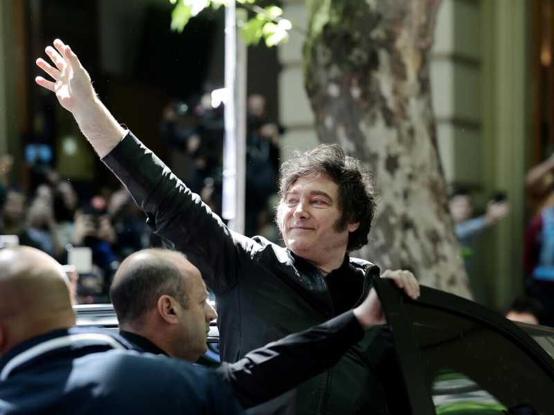 Javier Milei (foto Epa, via Ansa)