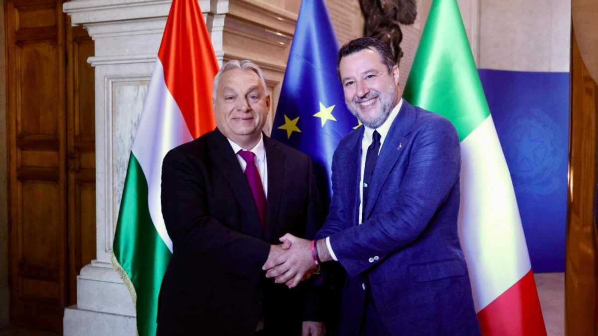 Immagine di Ucraina, No green deal e critiche all'Ue. Orbán trova in Salvini la sintonia che è mancata con Meloni