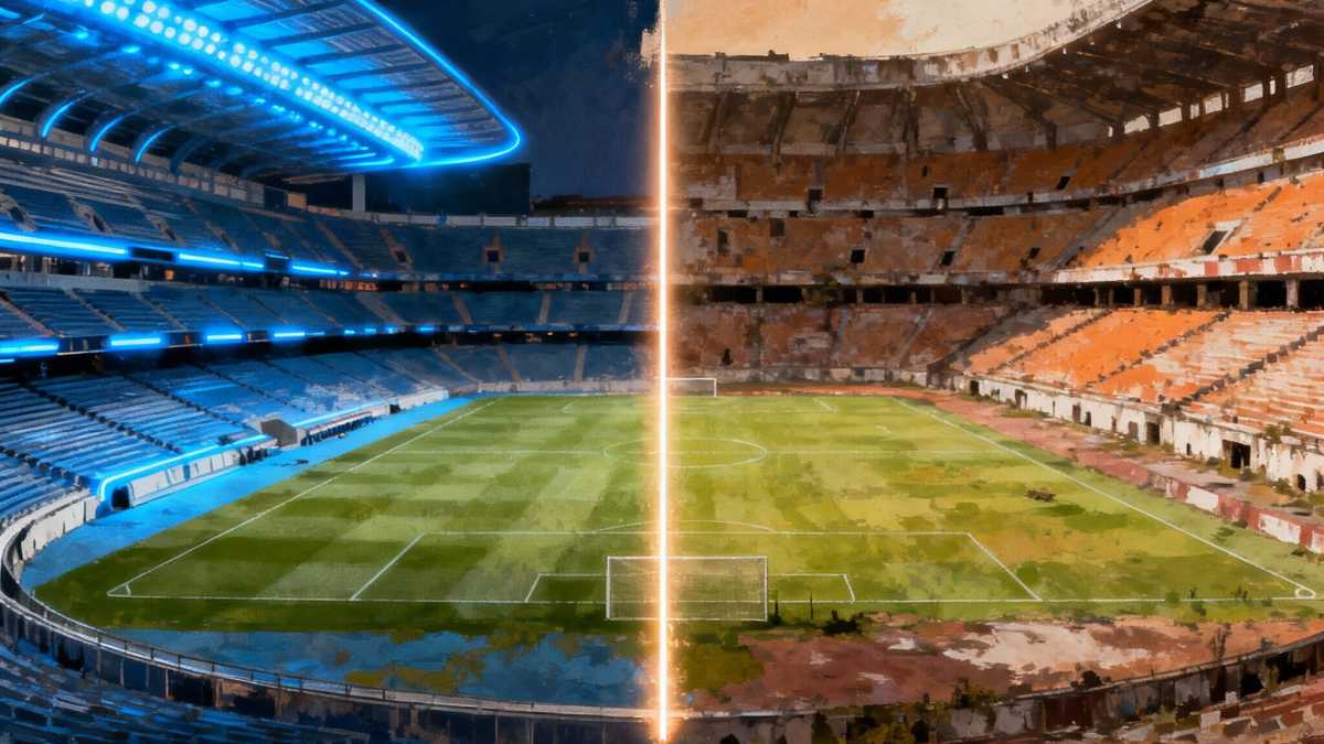 Immagine di Lo stadio Bernabéu, simbolo di cosa succede quando la politica serve lo sport invece di paralizzarlo