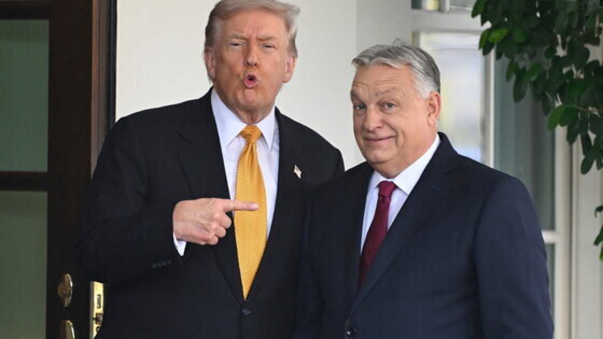 Immagine di Orbán entra alla Casa Bianca con quattro obiettivi (suoi e di Putin)