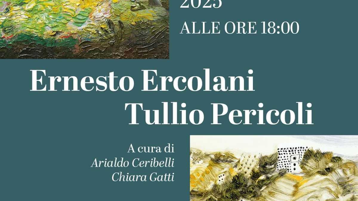Immagine di Ercolani e Pericoli si guardano e si parlano attraverso le loro opere. In mostra a Bergamo
