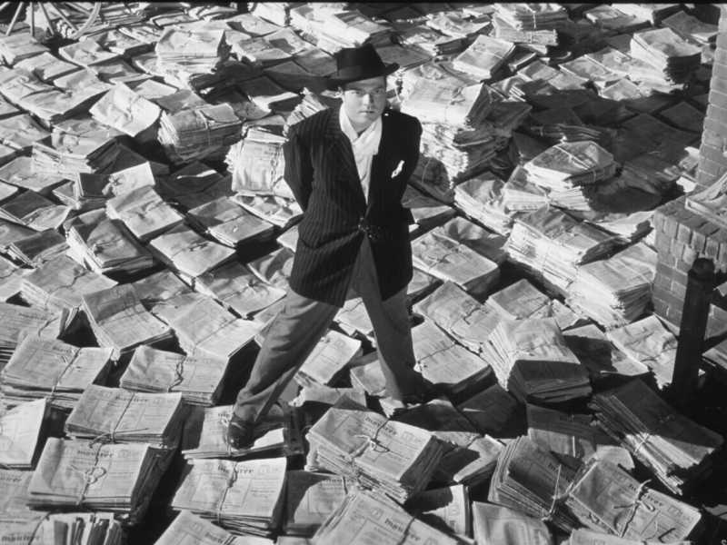 Una scena da “Quarto potere” di Orson Welles (Olycom) <br />