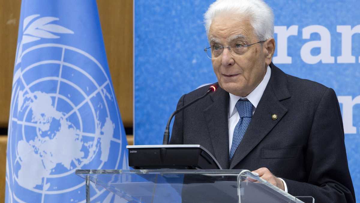 Immagine di Mattarella all'Onu: "inaccettabili allusioni all'impiego di armi di distruzione di massa"