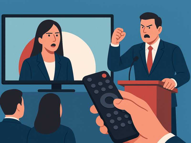 Quando un partito prende ordini da una trasmissione tv, non sta facendo politica. L’algoritmo lo sa