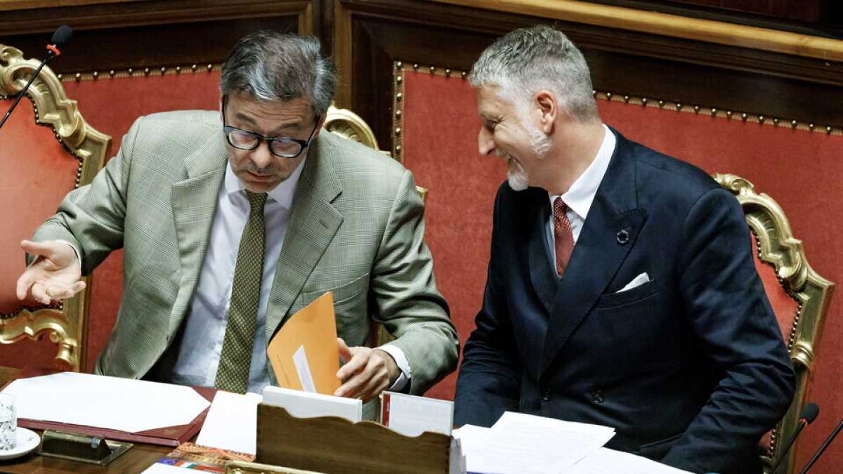 Immagine di Giuli: "Con l'algoritmo-Perrotta sarebbe crollato il ministero. Giorgetti? Piena sintonia. Venezi? Resta alla Fenice”