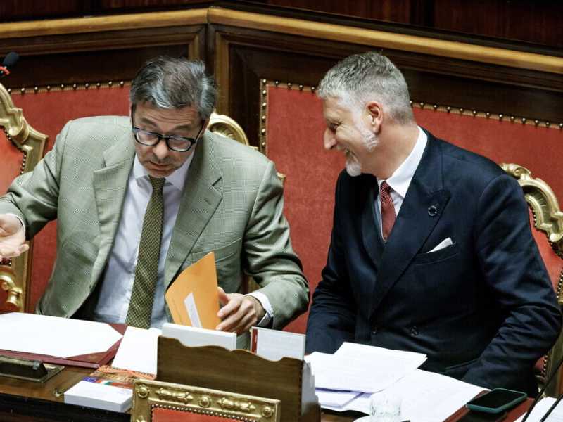 Giuli: "Con l'algoritmo-Perrotta sarebbe crollato il ministero. Giorgetti? Piena sintonia. Venezi? Resta alla Fenice”