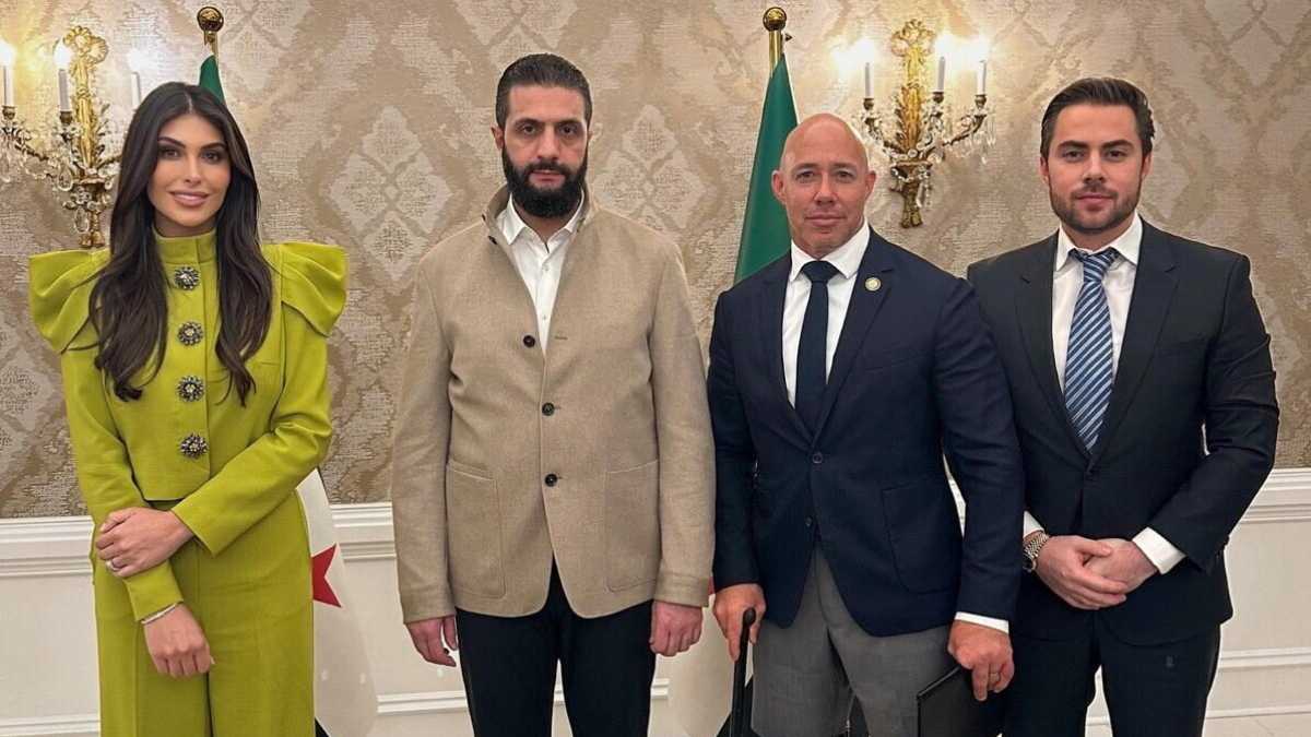 Immagine di Tarek Naemo, l'uomo d'affari che spiega a Washington perché fidarsi dell'ex jihadista Sharaa