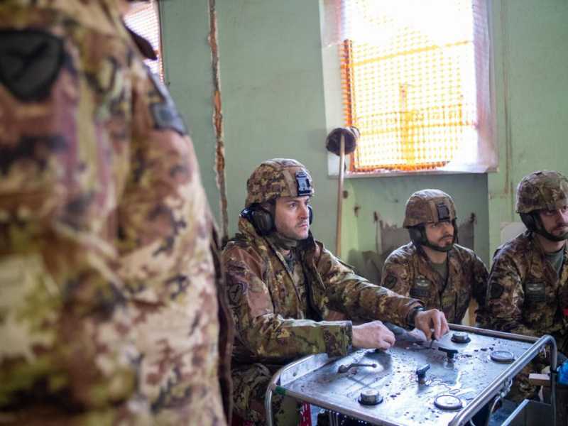 Foto Esercito italiano via Ansa