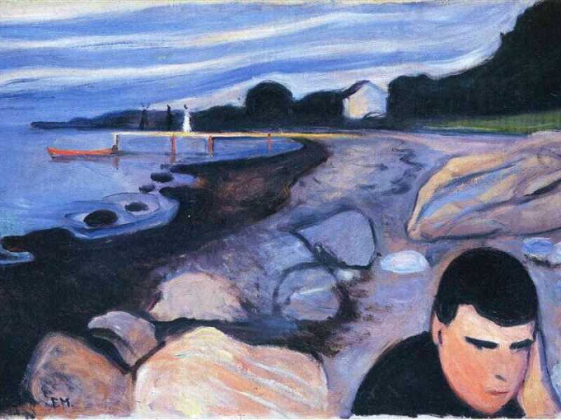 E. Munch, "Melancholy", 1892