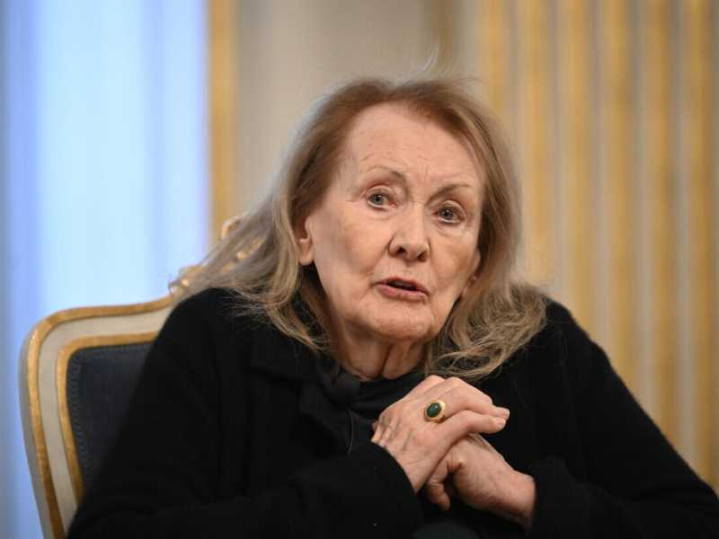 Annie Ernaux (foto Epa, via Ansa)&nbsp;<br />