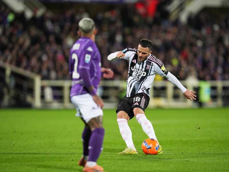 Il calciatore della Juventus Filip Kostić (foto LaPresse)<br />