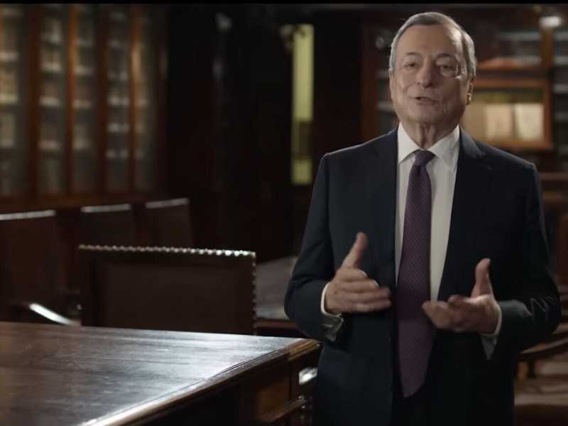 Torna Mario Draghi (ma solo al cinema). Sarà nel nuovo film su Cucinelli
