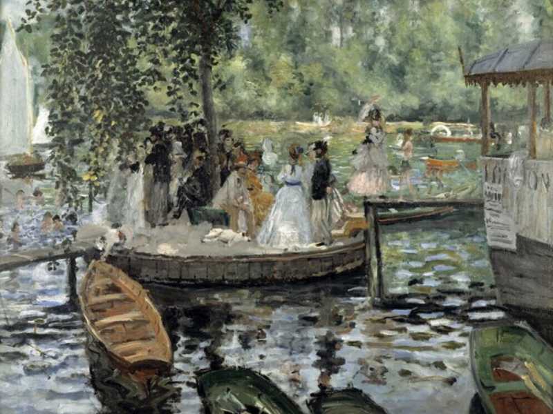 P.A. Renoir, La Grenouill&egrave;re, 1869