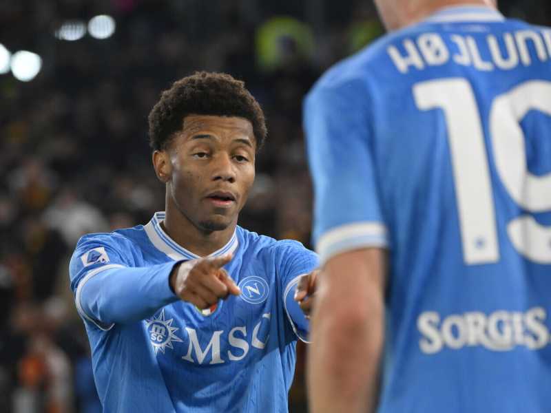 L'attaccante del Napoli David Neres (foto LaPresse)