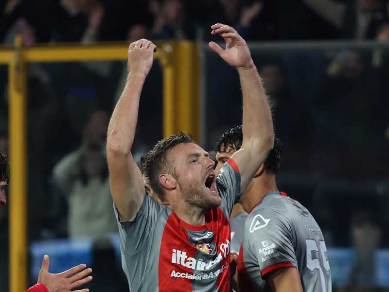 L'attaccante della Cremonese Jamie Vardy (foto LaPresse)