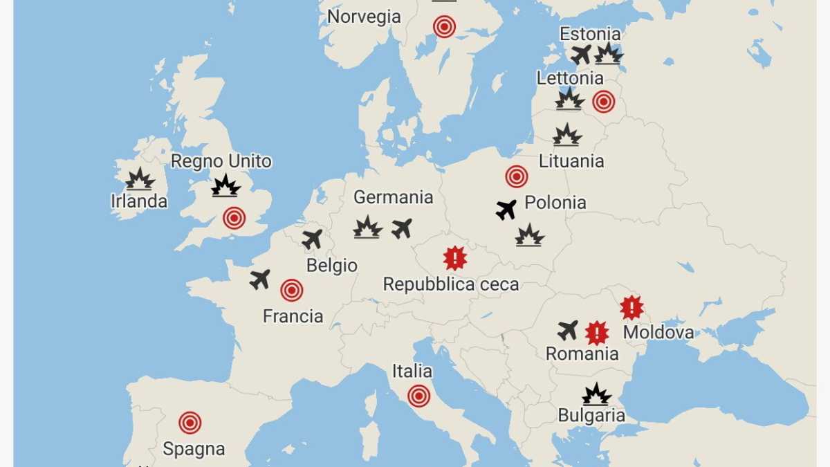 Immagine di Droni russi in Bretagna. Tutte le azioni ostili di Putin contro l'Europa da quando c'è Trump