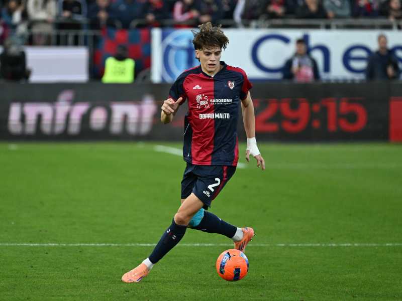 L'esterno del Cagliari Marco Palestra (foto LaPresse)