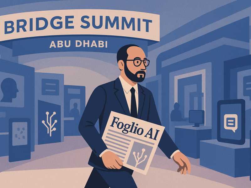 Inside Abu Dhabi’s Bridge Summit, Foglio AI meets the future of news