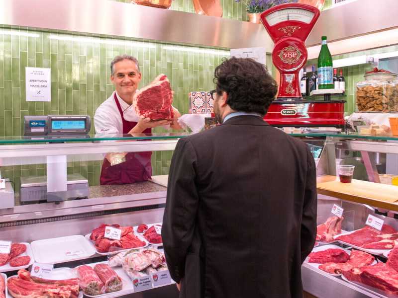 La Macelleria equina Pellegrini a Milano (LaPresse) <br />