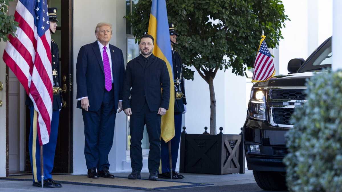 Immagine di Zelensky agisce secondo realismo. Trump no