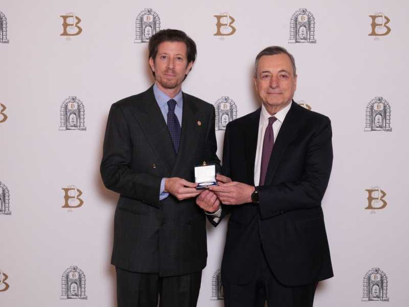 &nbsp;Ernesto F&uuml;rstenberg Fassio e Mario Draghi<br />