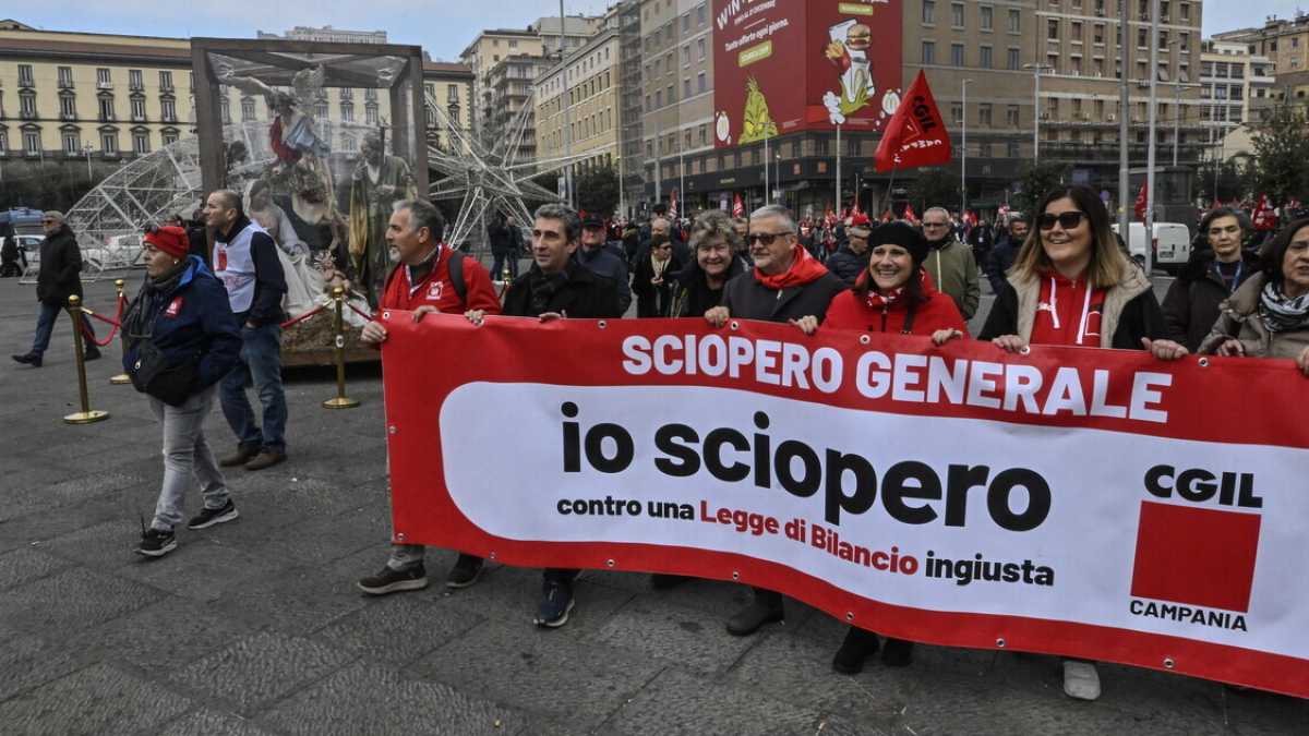 Immagine di Cgil in piazza da sola: la prova di forza che rivela un isolamento crescente