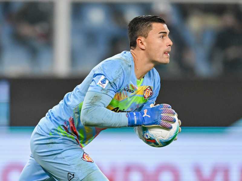 Il portiere della Cremonese Emil Audero (foto LaPresse)
