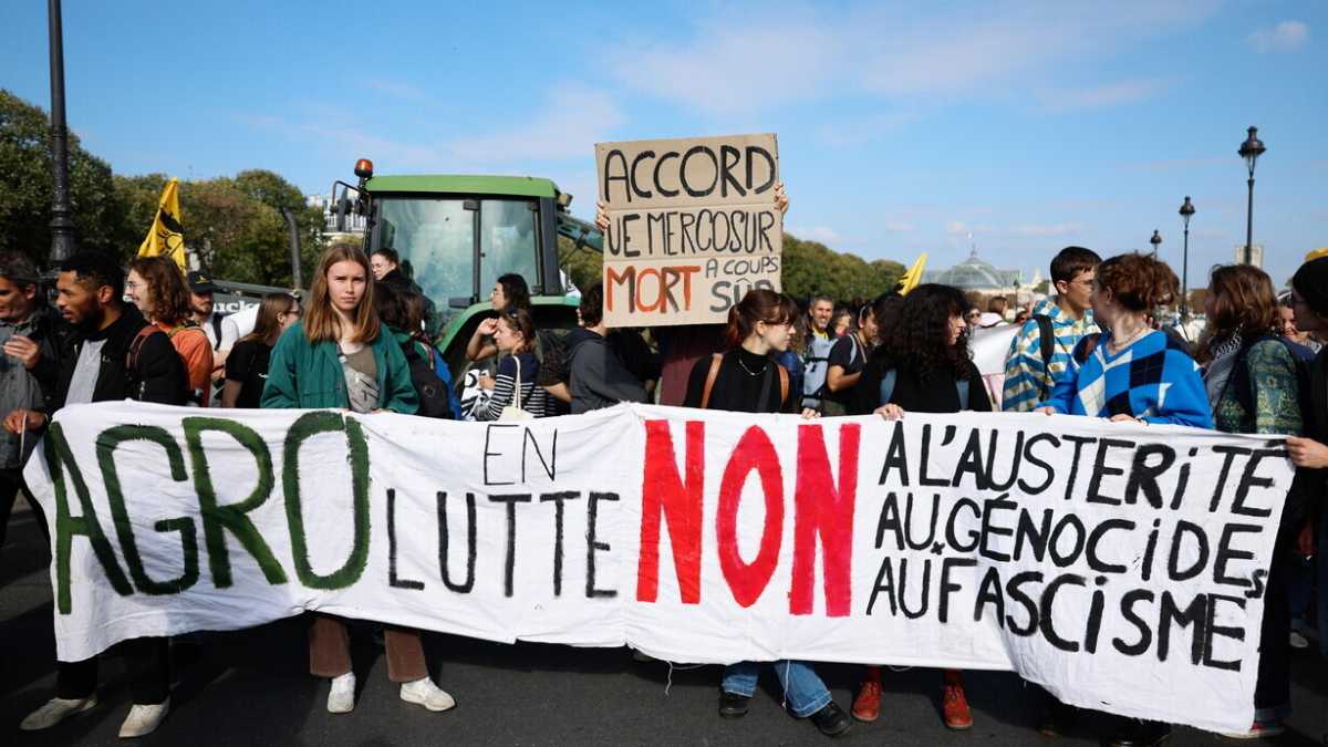 Immagine di Gli Ultras dell’A64 bloccano la Francia contro il Mercosur (e altro)