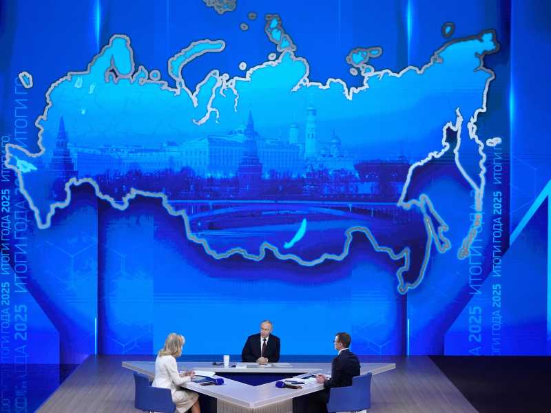La conferenza di Putin di fine anno porta tutti in guerra
