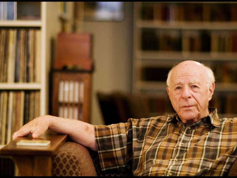 Norman Podhoretz at home in New York City (Photo by David Howells/Corbis via Getty Images)&nbsp;<br />
