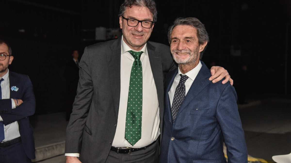 Immagine di Fontana: "Difendo Giorgetti, il ministro non può essere messo in discussione. Armi a Kyiv? Noi leali”