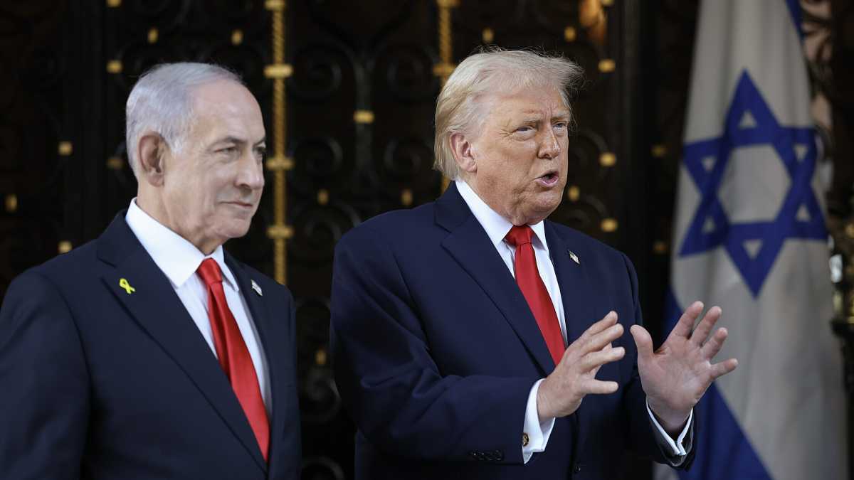 Immagine di Trump accoglie Netanyahu a Mar-a-Lago
