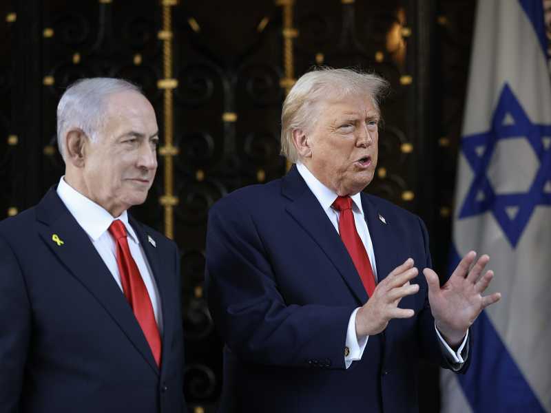 Trump accoglie Netanyahu a Mar-a-Lago