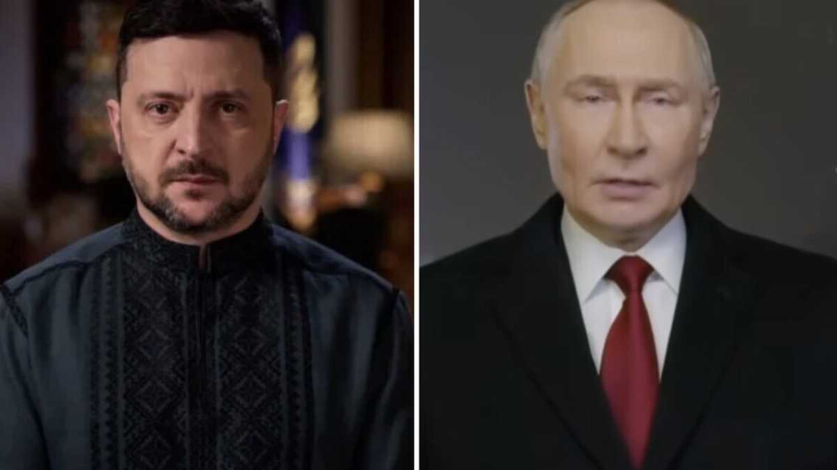 Immagine di Per aprire il 2026 Zelensky parla di pace, Putin di vittoria
